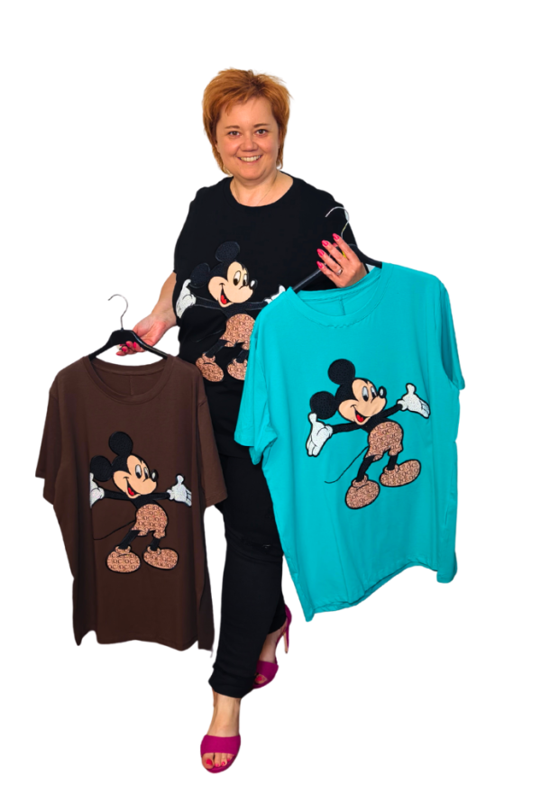 Tričko Mickey style - 3 farby